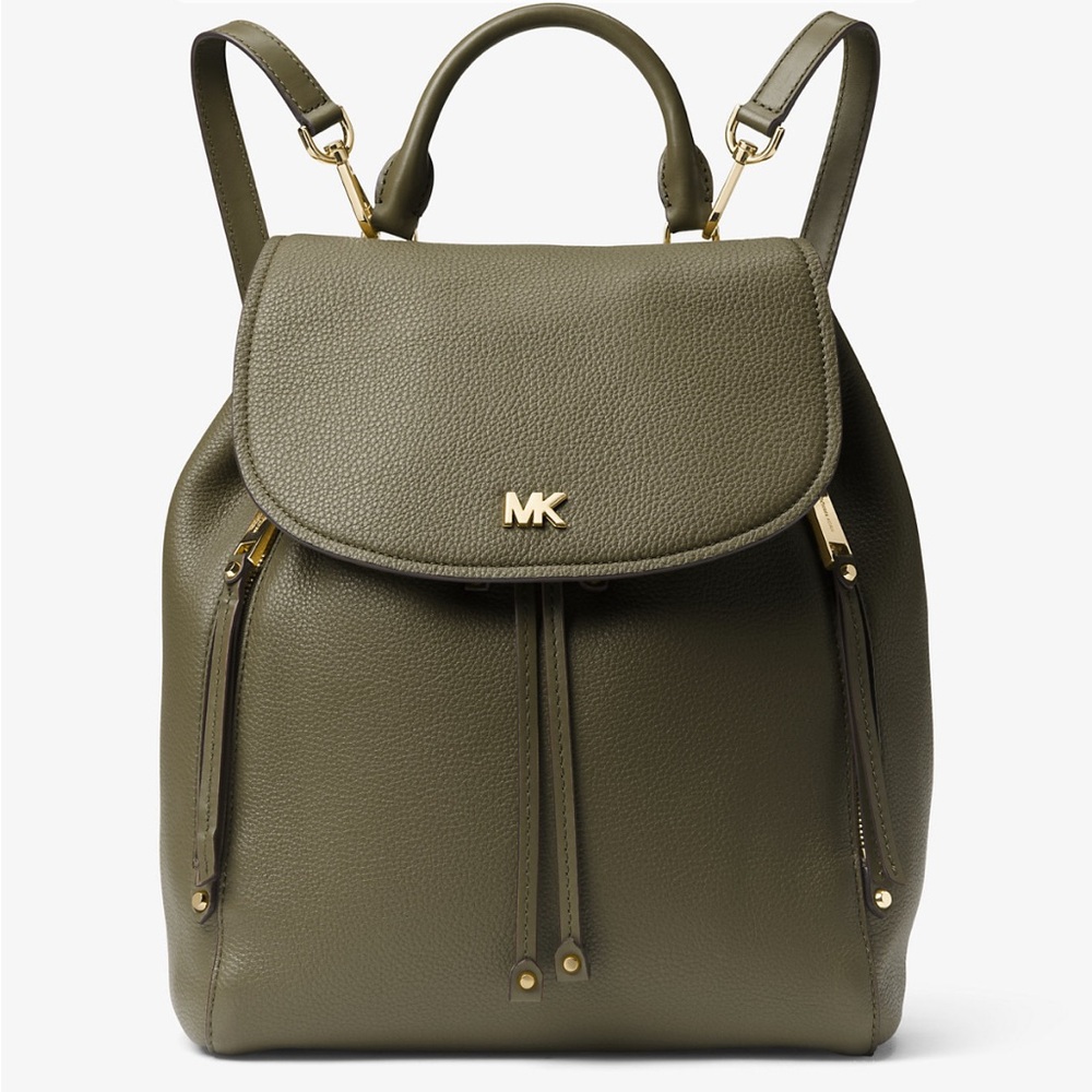 Michael Kors Evie Medium Leather Backpack